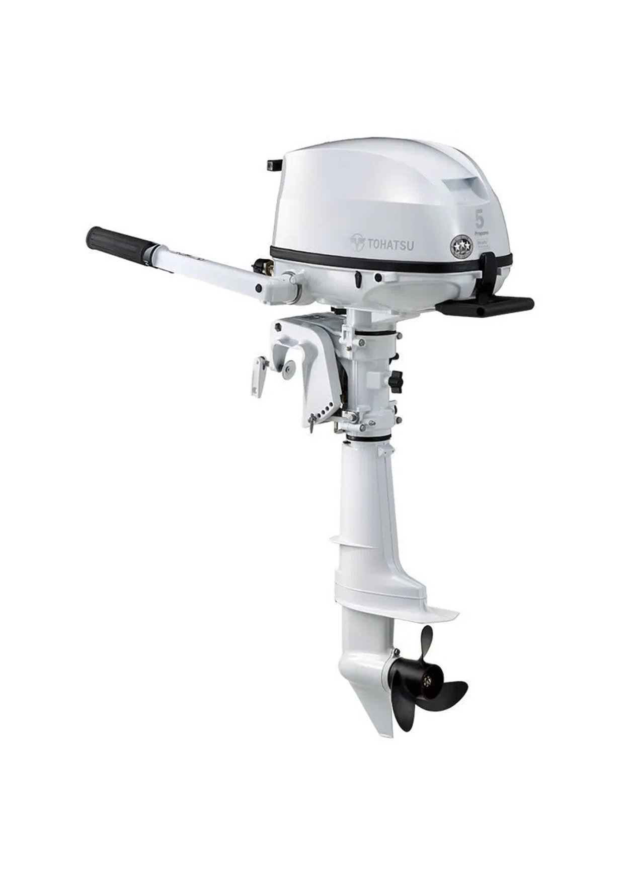 Outboard-Tohatsu-22-1-1.jpg 2023 Tohatsu 5 HP MFS5DLPGS Propane Outboard Motor - Image 1
