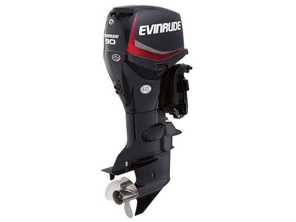 evinrude-5__65838_zoom-1.jpg 2018 Evinrude E-TEC 90 HP E90DPGL Graphite Outboard Motor - Image 1