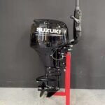 Suzuki 40 HP EFI outboard engine.