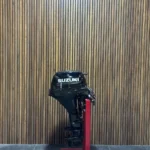 Suzuki DF9.9 BRS outboard engine.
